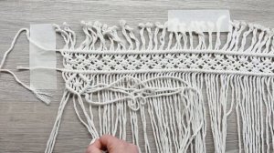 Подушка макраме №3