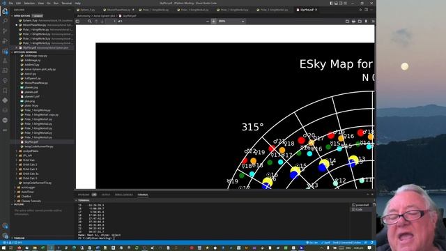 Python create Daily Planets Sky Map for Epheremis, Email & Automate смотреть онлайн