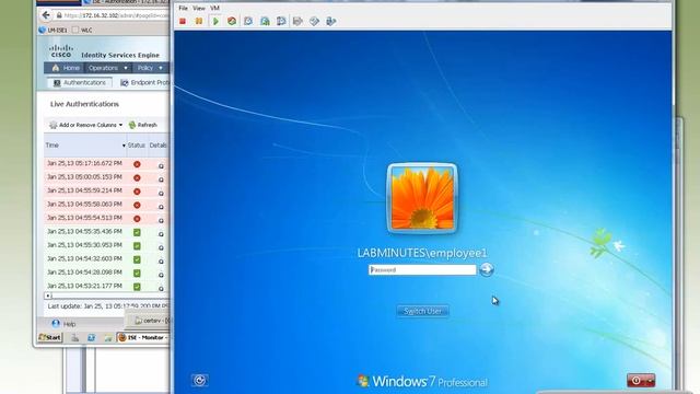 LabMinutes# SEC0046 - Cisco ISE 1.1 Wireless 802.1X and Machine Authentication with EAP-TLS смотреть онлайн