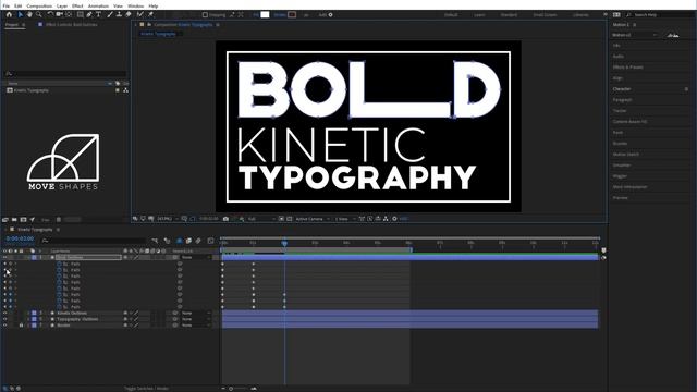 Stretching Kinetic Typography - Easy Text Animation In After Effects Tutorial