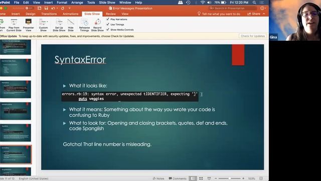 Error Messages Are Your Friends смотреть онлайн