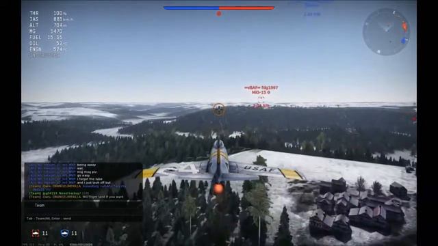 War Thunder - F-86A-5 Sabre (Music) смотреть онлайн