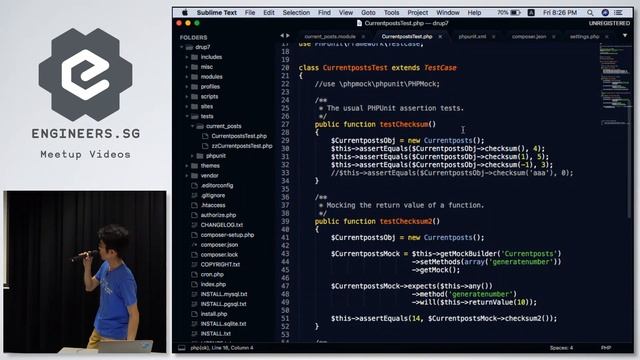 My Journey with PHPUnit on Drupal 7 - The Singapore PHP User Group Meetup смотреть онлайн