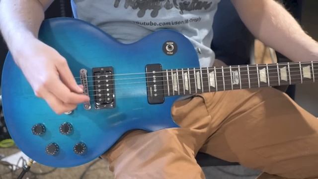 What's This Neck Doing on a Studio? 2014 Gibson Les Paul Futura Pacific Blue Review смотреть онлайн