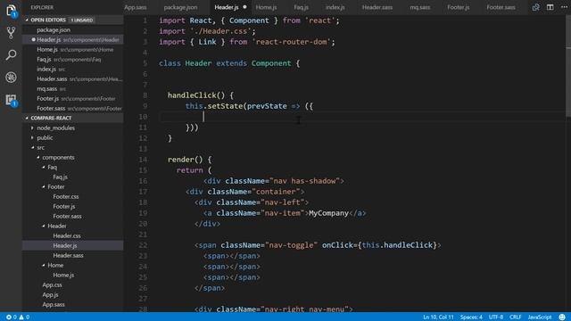 [React]5 Footer & Navigation смотреть онлайн