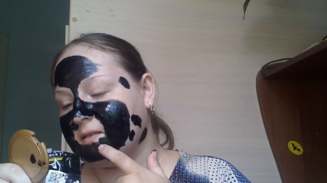 Чёрная маска для лица с Aliexpress. смотреть онлайн