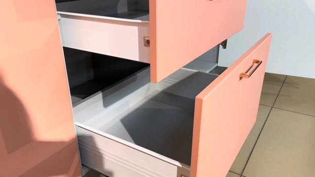 Ройс (Грей Софт/Персик Софт); Кухонный гарнитур модульный.