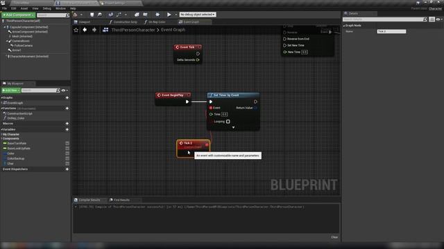 UE4 Tutorial: Event Tick смотреть онлайн