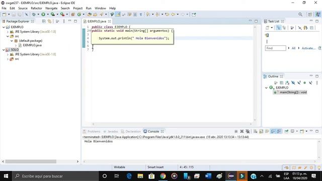 Primeros Pasos en Java. System.out. смотреть онлайн