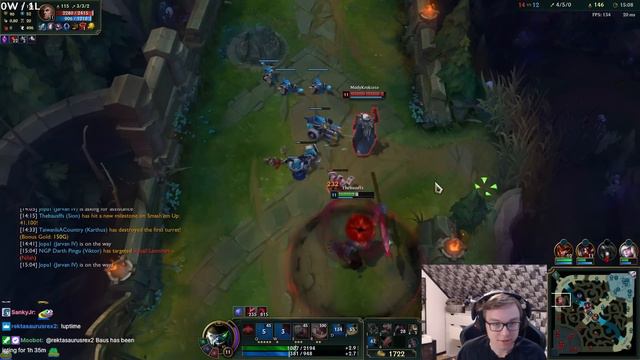 SMURFING WITH INFINITY EDGE SION IN CHALLENGER! смотреть онлайн