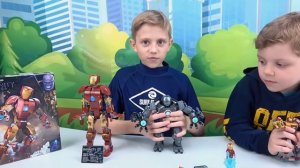 Железный человек ЛЕГО 76206 против Железного торговца Lego 76190. LEGO Super Heroes Marvel Avengers