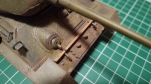 №57 Модель танка Т-34 - 85 Макет для диорамы 1945 1/35.mp4