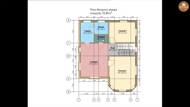 КАРКАСНЫЙ ДВУХЭТАЖНЫЙ ДОМ 162м2 - Обзор, Планировки, Проект, Стоимость строительства смотреть онлайн