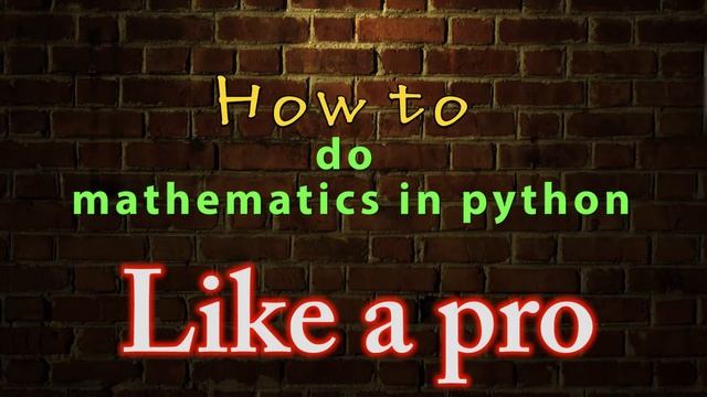 3. Python Tutorial - Math смотреть онлайн