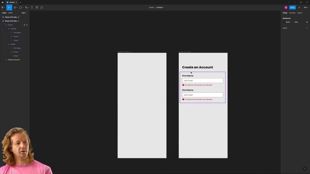 Designing & Prototyping Forms in Figma смотреть онлайн