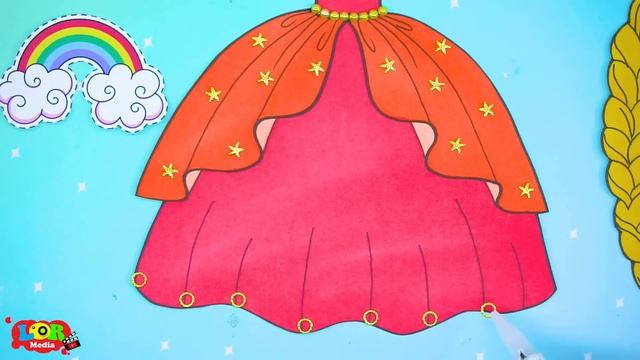 Paper Dolls Dress Up - Rapunzel Daughter Poor Mother Birthday Dress - Barbie Story & Crafts смотреть онлайн