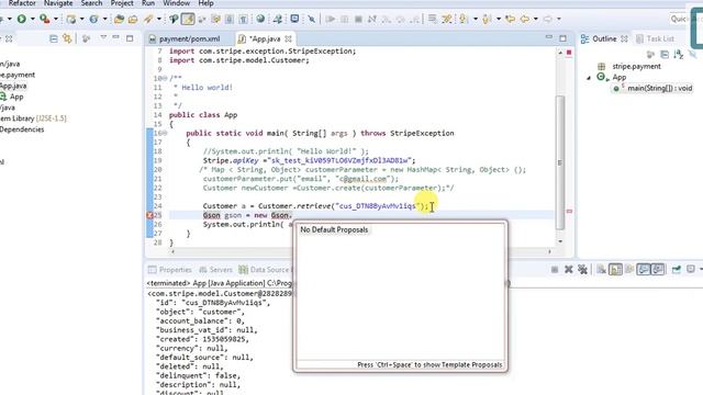 3.Java Stripe : How to retrieve Customer смотреть онлайн