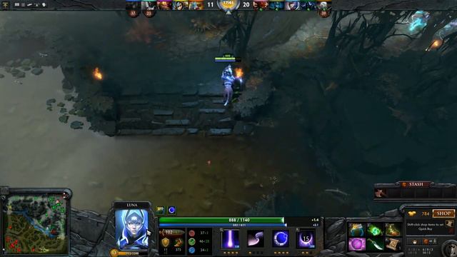 DOTA 2 - Luna - dChen смотреть онлайн