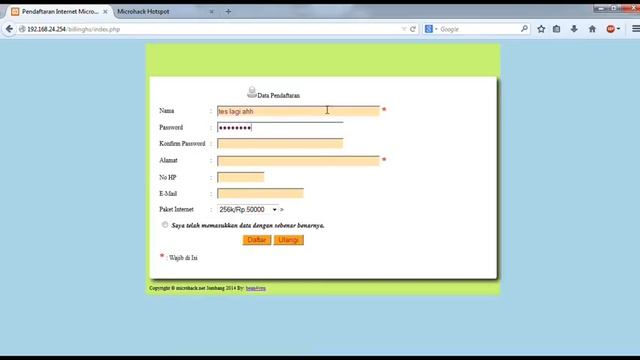 Billing Register Internet Hotspot Mikrotik Api system [beta] смотреть онлайн