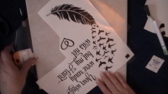 How to make a Memorial tile with vinyl your cricut scan n cut silhouette etc смотреть онлайн