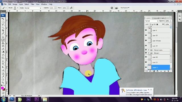 Making Character in Photoshop | Photoshop me Character Design kaise kare | Tracing in Photoshop смотреть онлайн