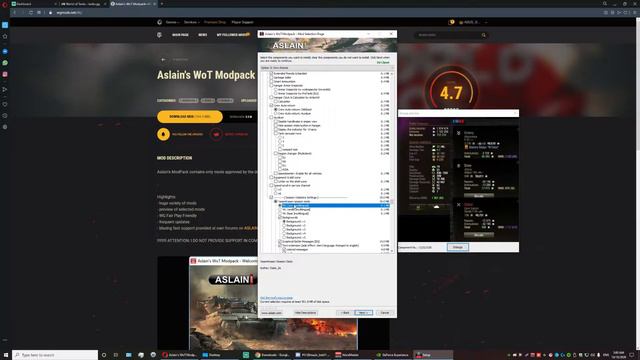 Video tutorial for modpack ASLAIN`S from official Mod HUB from world of tanks wargaming. смотреть онлайн