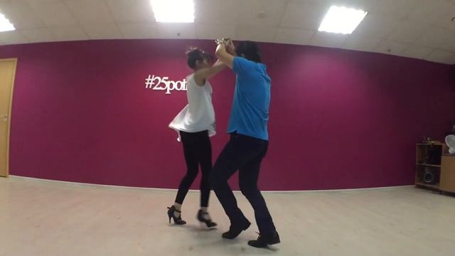 Salsa NY style. Сергей и Наталья Саражаковы. Dance Studio 25.5 смотреть онлайн