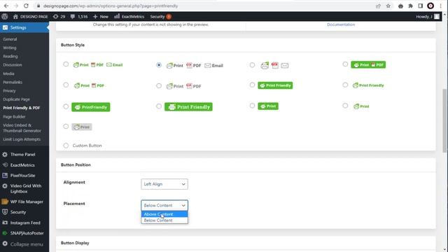 Setup Print and PDF Button in Wordpress Post Tutorial Convert your post into a PDF file and email i смотреть онлайн
