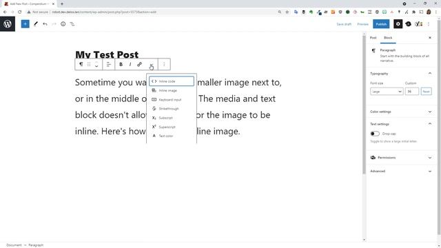 How to Add an Inline Image in the Wordpress Block Editor смотреть онлайн