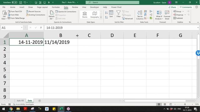4. Flash Fill, Introduction to Functions, Date Concepts - Full Ms-Excel Course - CA Saran Kumar U смотреть онлайн