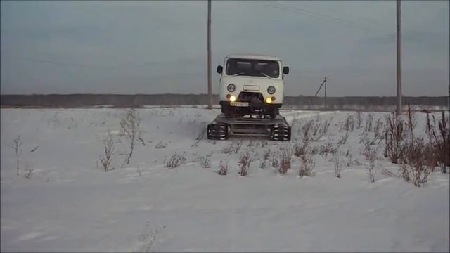 Уаз Головастик на гусеницах ТСН 74 смотреть онлайн