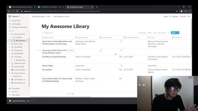 How to import Goodreads books to Notion. смотреть онлайн
