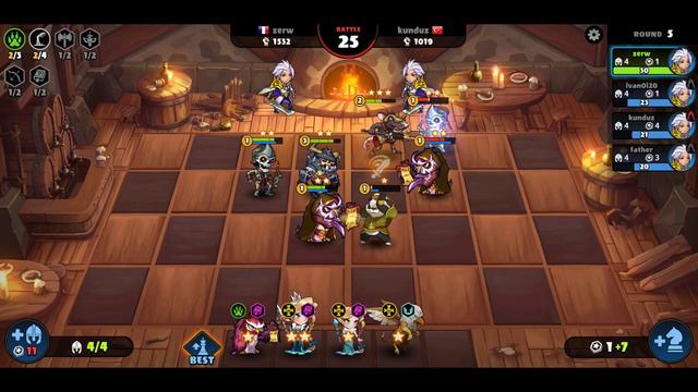 Auto Brawl Chess: Battle Royale Gameplay Walkthrough - Part 4 (Android,IOS) смотреть онлайн
