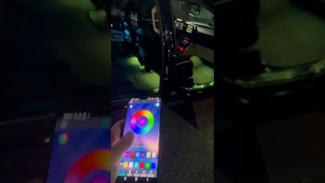 Подсветка ног. Управление с телефона. смотреть онлайн