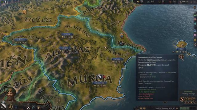 Crusader Kings 3 | The glory of Al-Andalus | Episode 2: Expanding! Our army needs to grow. смотреть онлайн