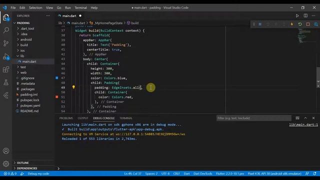 Flutter A to Z | Padding | #17 смотреть онлайн