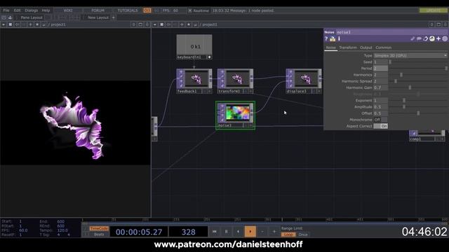 10 Minutes Of LIVE Audioreactive VISUAL CODING In TouchDesigner!