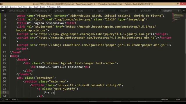 Clase 08 - La Grid de bootstrap смотреть онлайн
