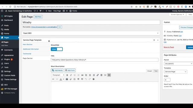 How to Edit Sub-Pages in WordPress Using ACF Plugin (Part 4 of 4) смотреть онлайн