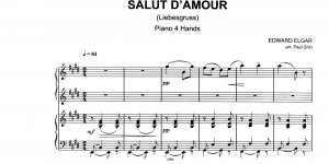Элгар Э. "Salut d'Amour"  | фортепианный ансамбль