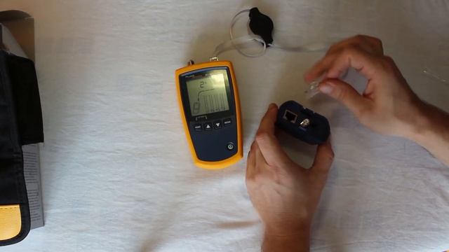 LAN тестер fluke microscanner2 (кабельный тестер) смотреть онлайн