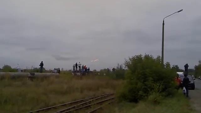 Запуск огней с самолёта смотреть онлайн