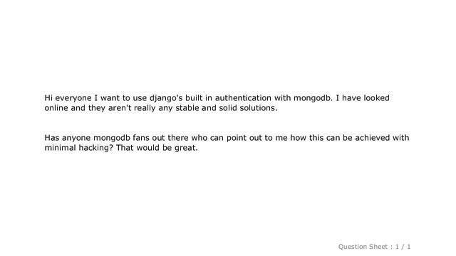 Django : Django Authentication Mongodb смотреть онлайн