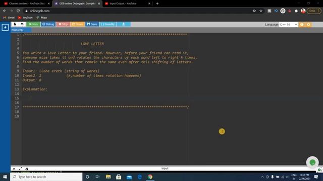 Love Letter Coding Problem Solution | Nagarro Coding Questions 2021 смотреть онлайн