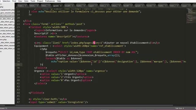 PHP PDO MySQL : Réalisation d'une GMAO - Partie23 смотреть онлайн