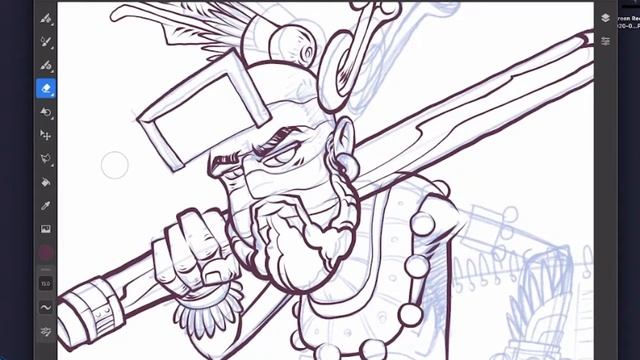Speed Drawing video on Adobe Fresco смотреть онлайн