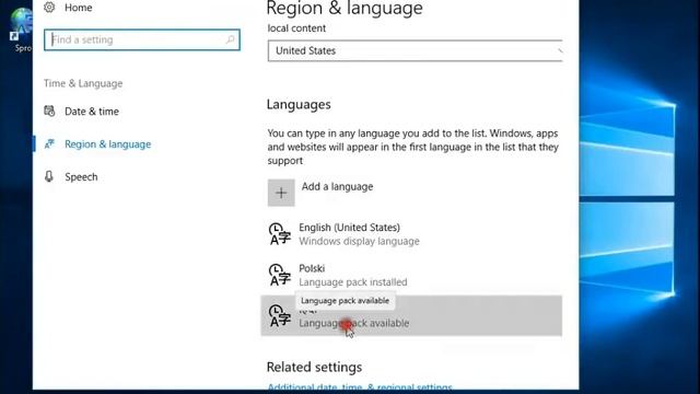 How to add, install, change or remove language Windows 10 смотреть онлайн