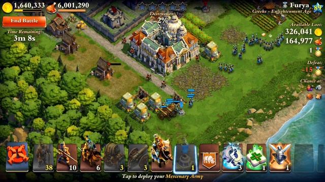 DomiNations Enlightenment Age Defense & Attacks смотреть онлайн