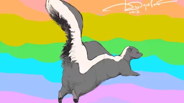 Радужный скунс (rainbow skunk) смотреть онлайн