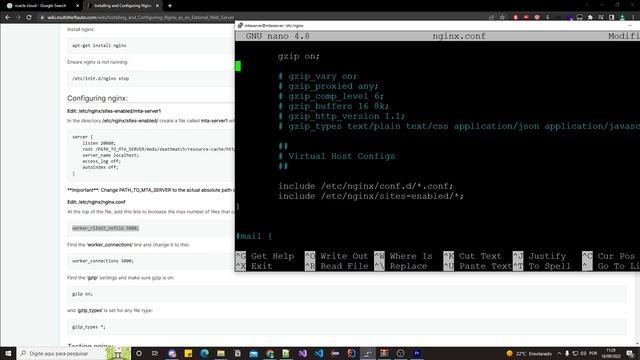 Melhorando downloads dos arquivos do servidor de multi theft auto com nginx (Oracle cloud free tier смотреть онлайн